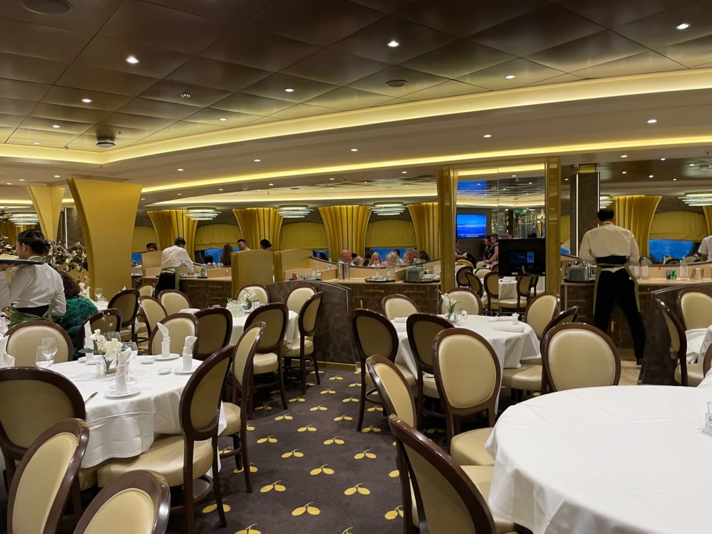 MSC Meraviglia: Main Dining Room Review & Menus – The Happiest